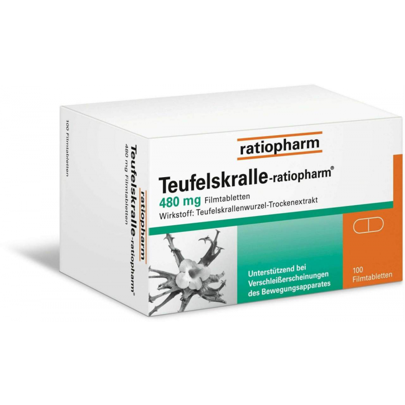 Teufelskralle-ratiopharm 480 mg - 100 Filmtabletten