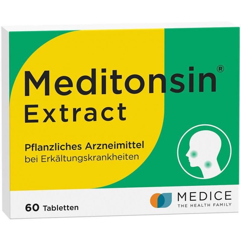 Meditonsin Extract pflanzliche Erkältungstabletten 60 Stück