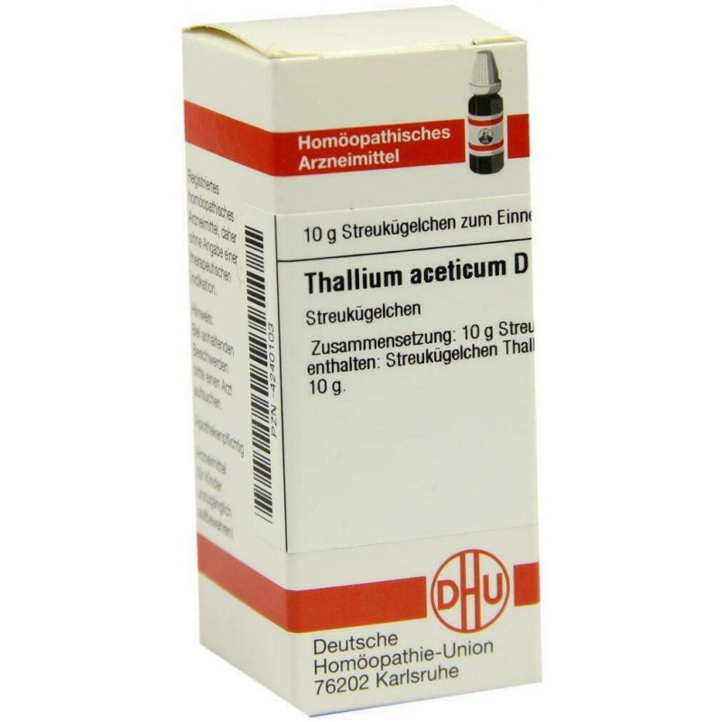 Dhu Thallium Aceticum D12 10 G Globuli