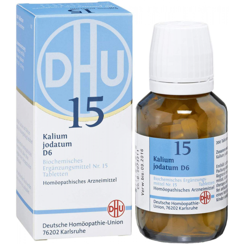 Biochemie Dhu 15 Kalium Jodatum D6 200 Tabletten