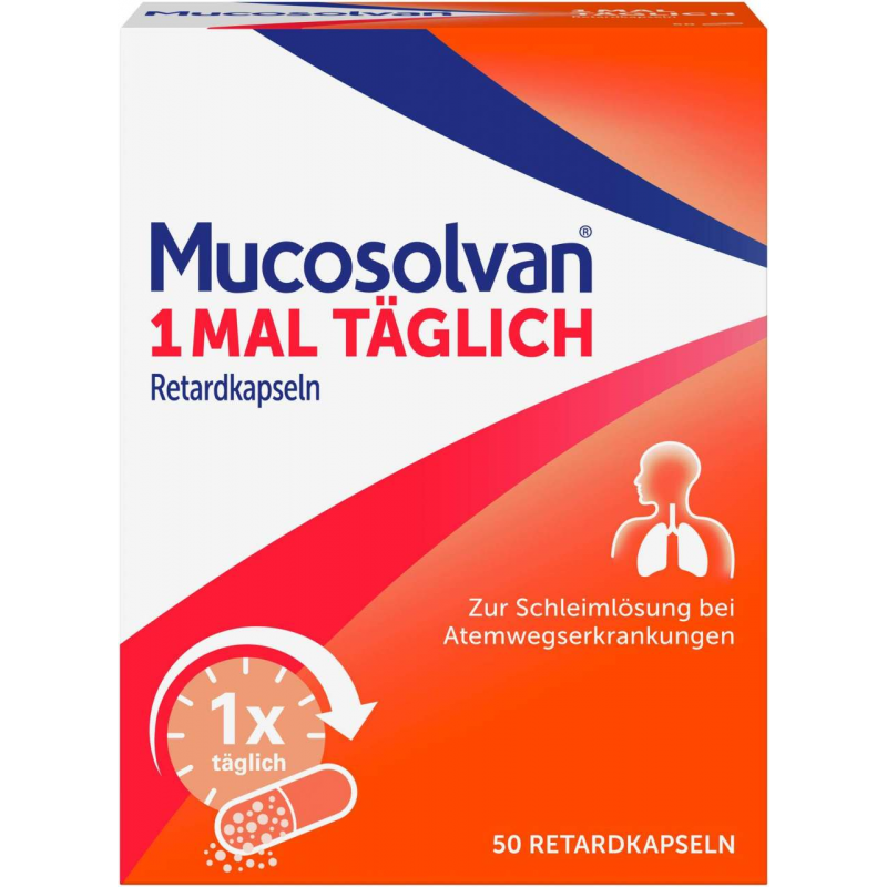 Mucosolvan 1mal täglich 50 Retardkapseln