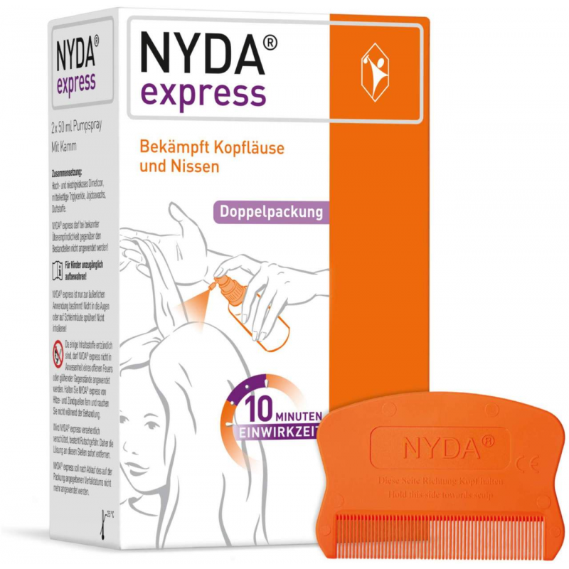 Nyda Express 2 x 50 ml Pumplösung