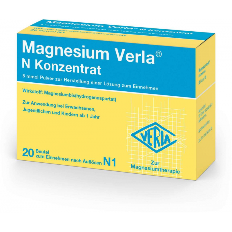 Magnesium Verla N Konzentrat 20 Pulver