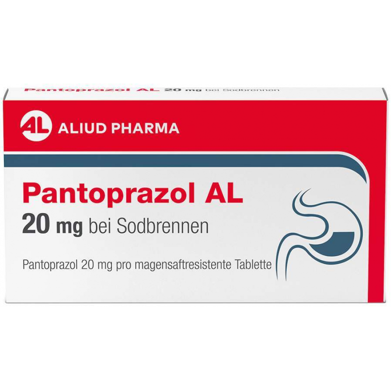 Pantoprazol Al 20 mg bei Sodbrennen 14 magensaftresistente Tabletten