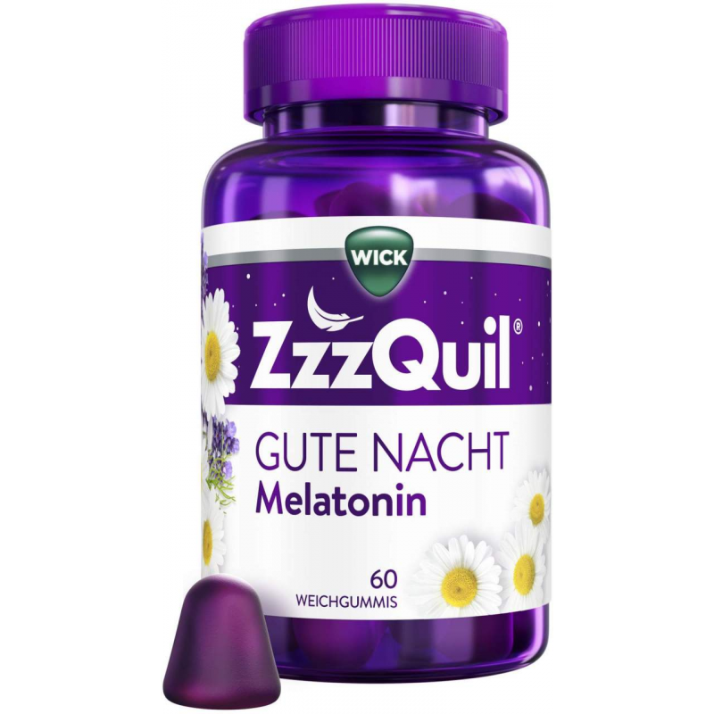 Wick ZzzQuil Gute Nacht 60 Weichgummis