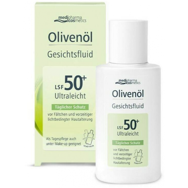 medipharma cosmetics Olivenöl Gesichtsfluid LSF 50+ 50 ml