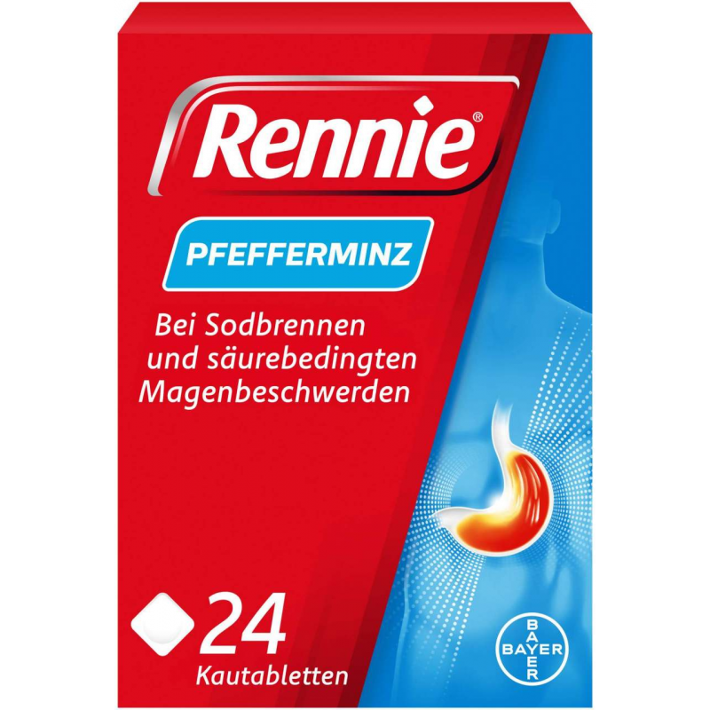 Rennie Pfefferminz 24 Kautabletten
