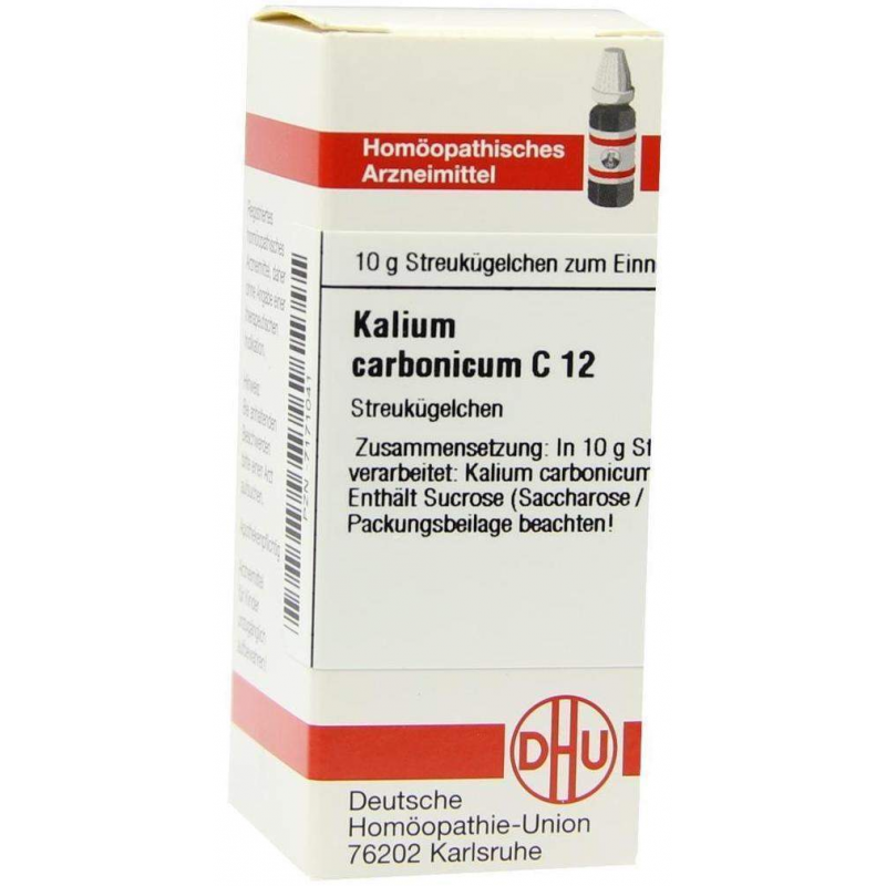 Dhu Kalium Carbonicum C12 Globuli