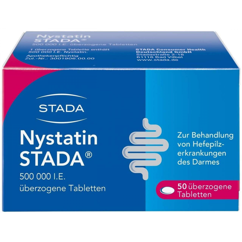 Nystatin Stada 50 überzogene Tabletten