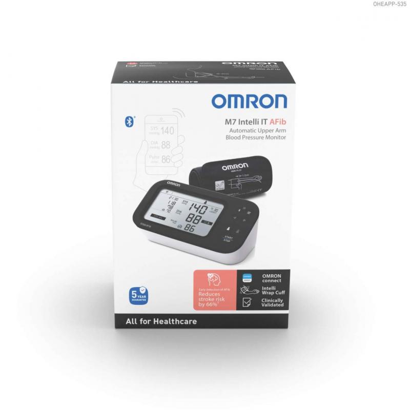 OMRON M7 Intelli IT AFib Oberarm Blutdruckmessgerät 1 Stück