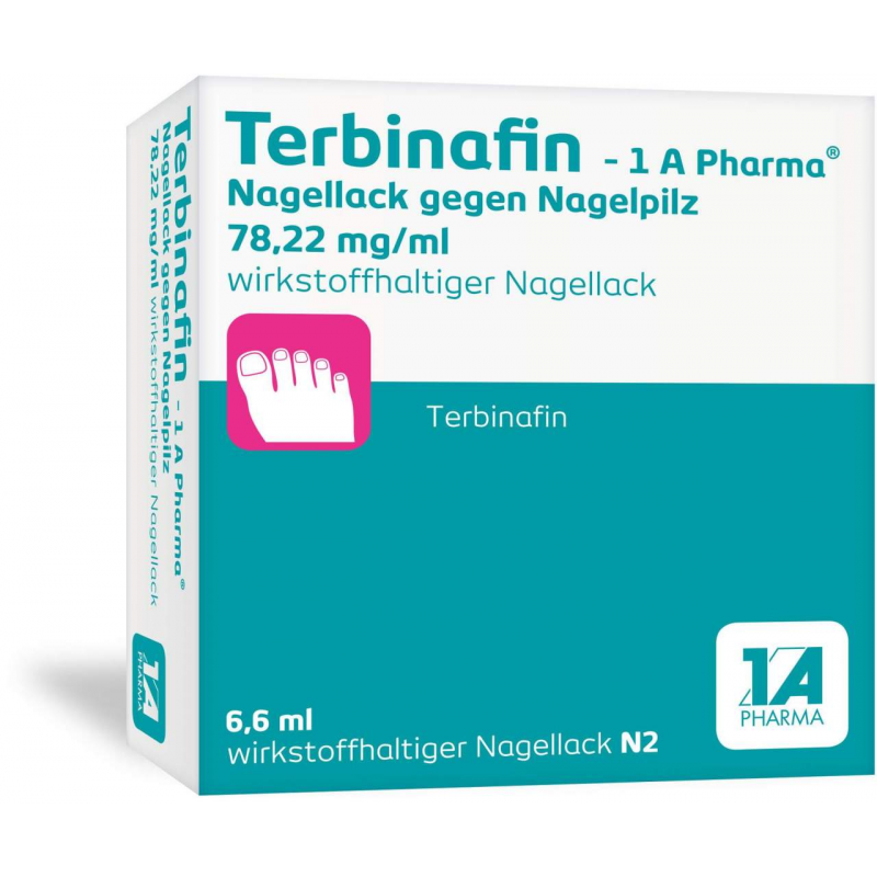Terbinafin 1A Pharma Nagellack gegen Nagelpilz 6,6 ml