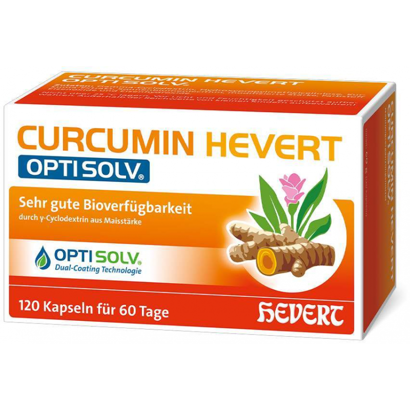 Curcumin Hevert OptiSolv Kapseln 120 Stück