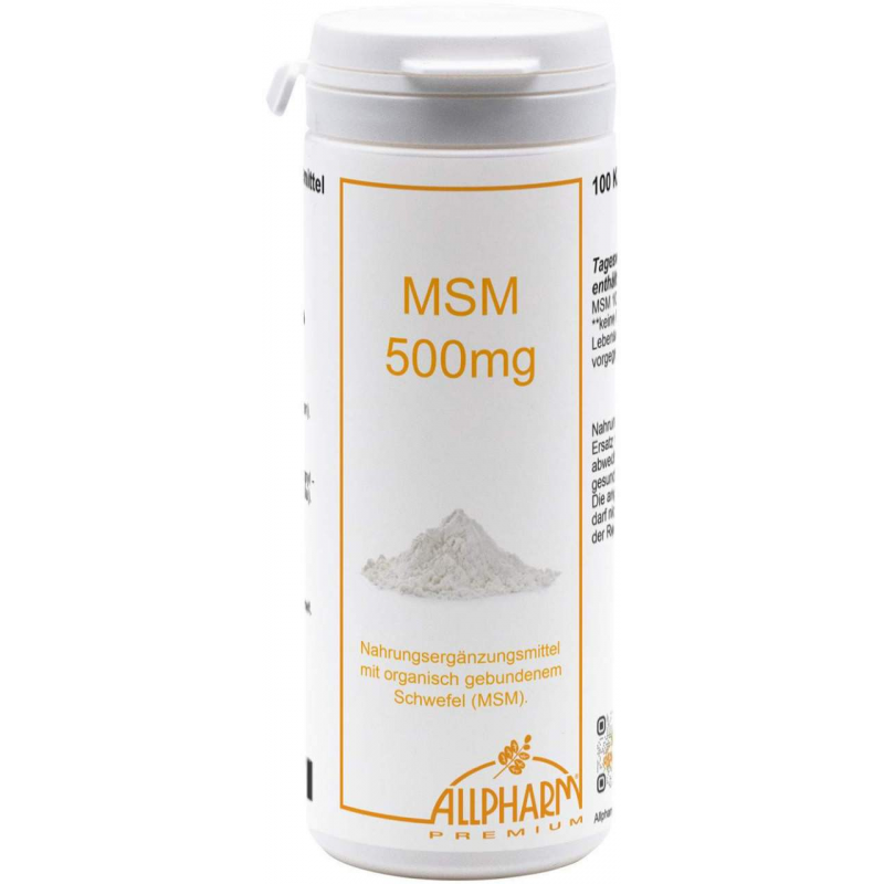 Msm Kapseln 500 mg 100 Kapseln