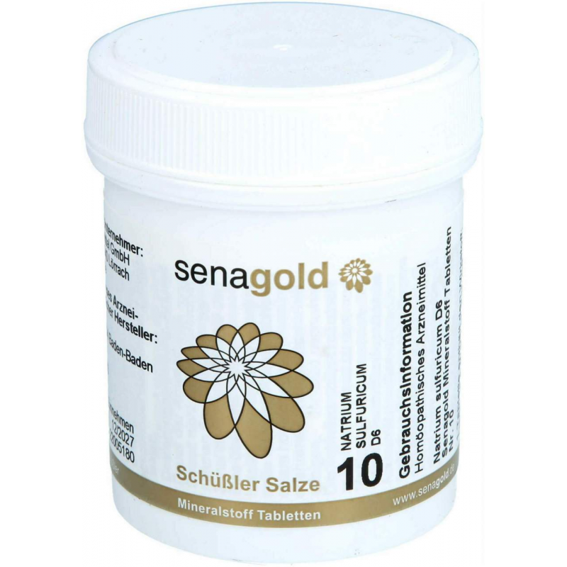 Biochemie Senagold 10 Natrium Sulfuricum D 6 Table