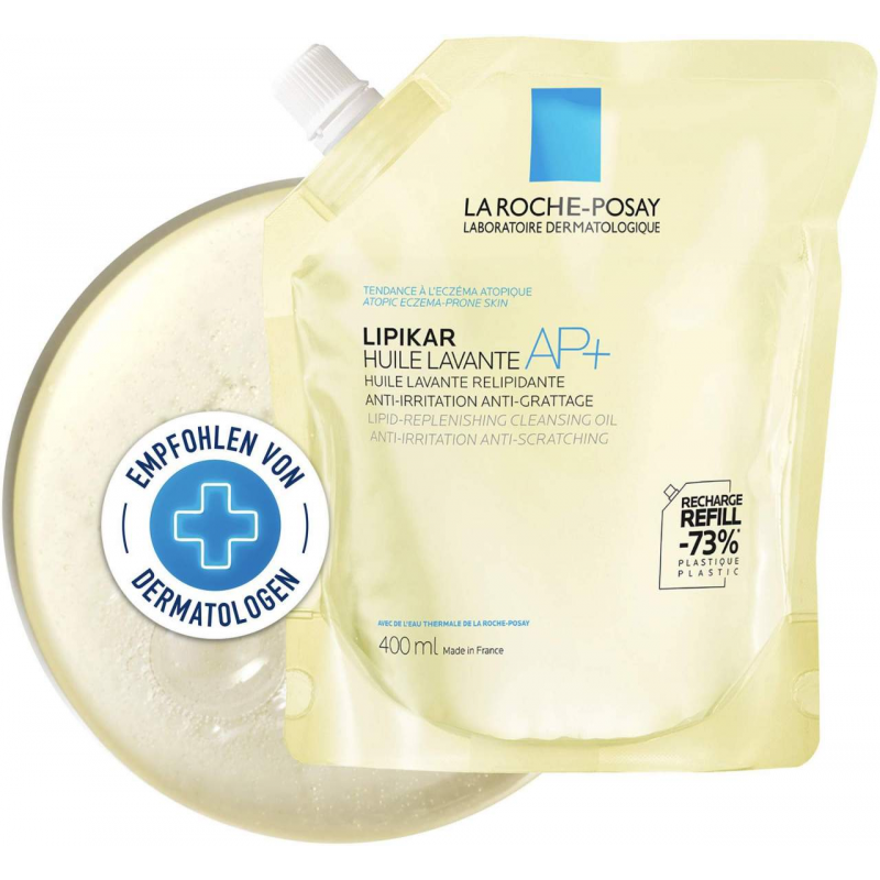 La Roche Posay Lipikar Dusch- und Badeöl AP+ Nachfüllpack 400 ml
