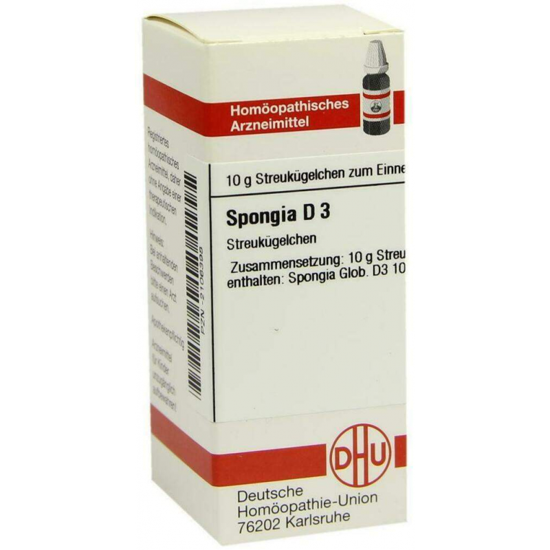 Dhu Spongia D3 10 G Globuli