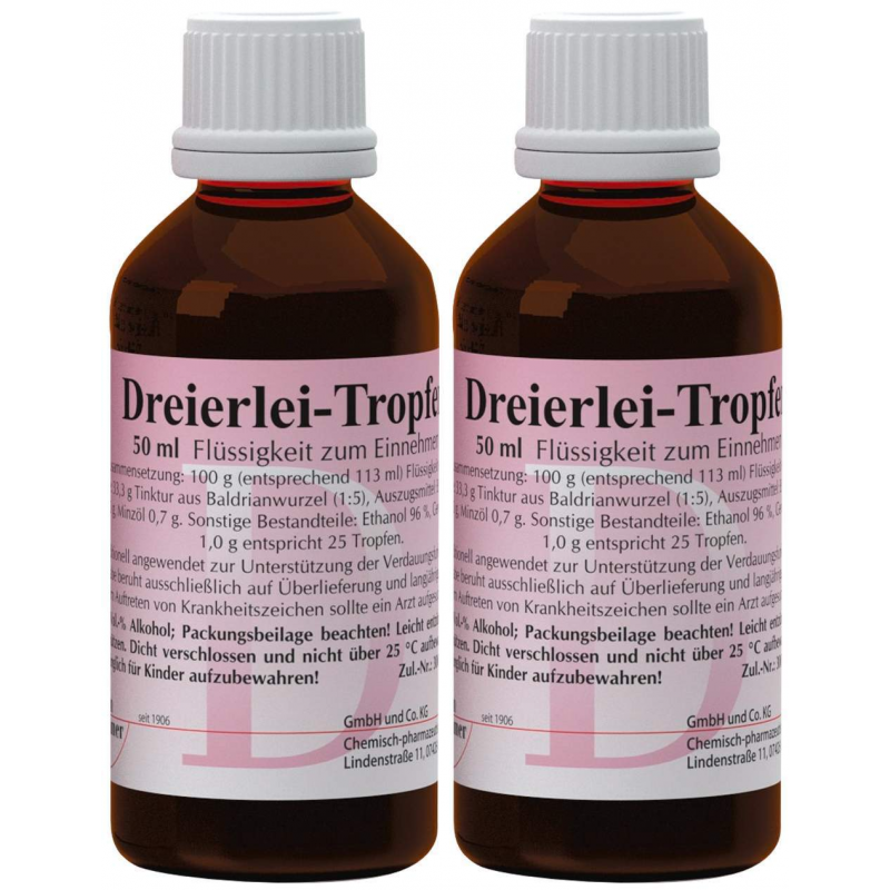 Dreierlei Tropfen 2 x 50 ml