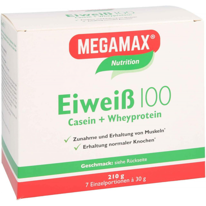 Megamax Eiweiß 100 Vanille 7x30 G Pulver