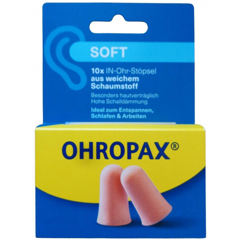 Ohropax soft Schaumstoff In-Ohr Stöpsel 10 Stück
