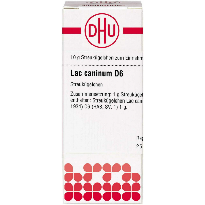 Dhu Lac Caninum D6 Globuli 10 G