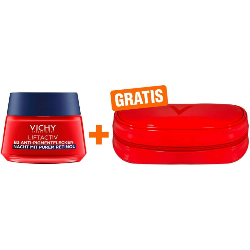 Vichy Liftactiv B3 Retinol Nachtcreme 50 ml + gratis Kosmetiktasche 1 Stück