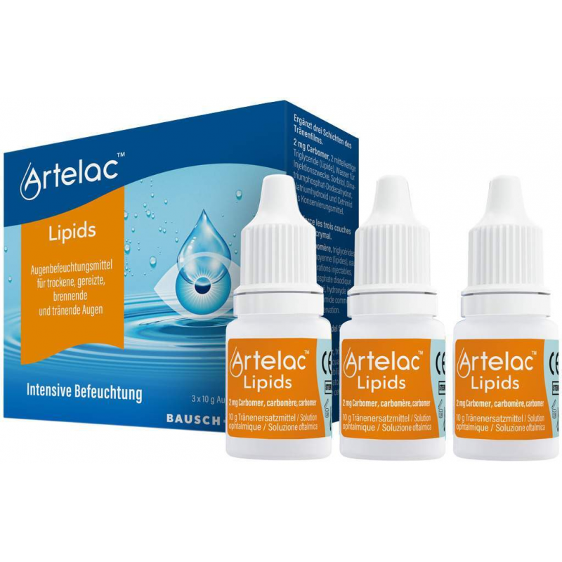 Artelac Lipids MD Augengel 3 x 10 g