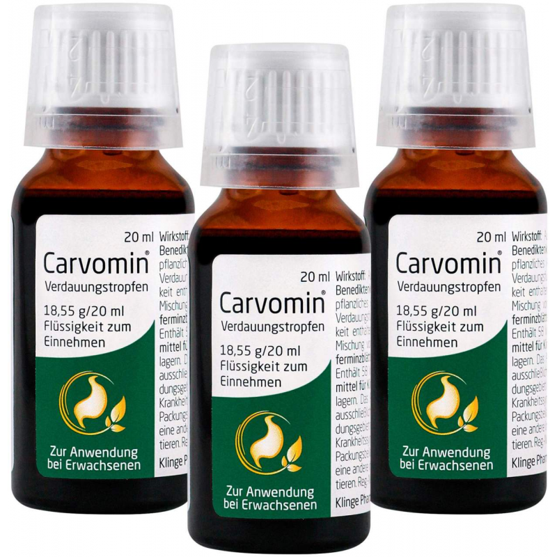 Carvomin Verdauungstropfen 3 x 20 ml