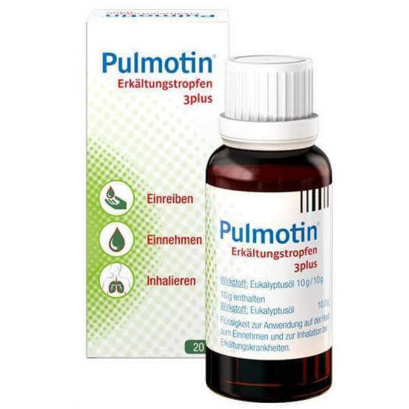 Pulmotin Erkältungstropfen 3 plus 20 ml
