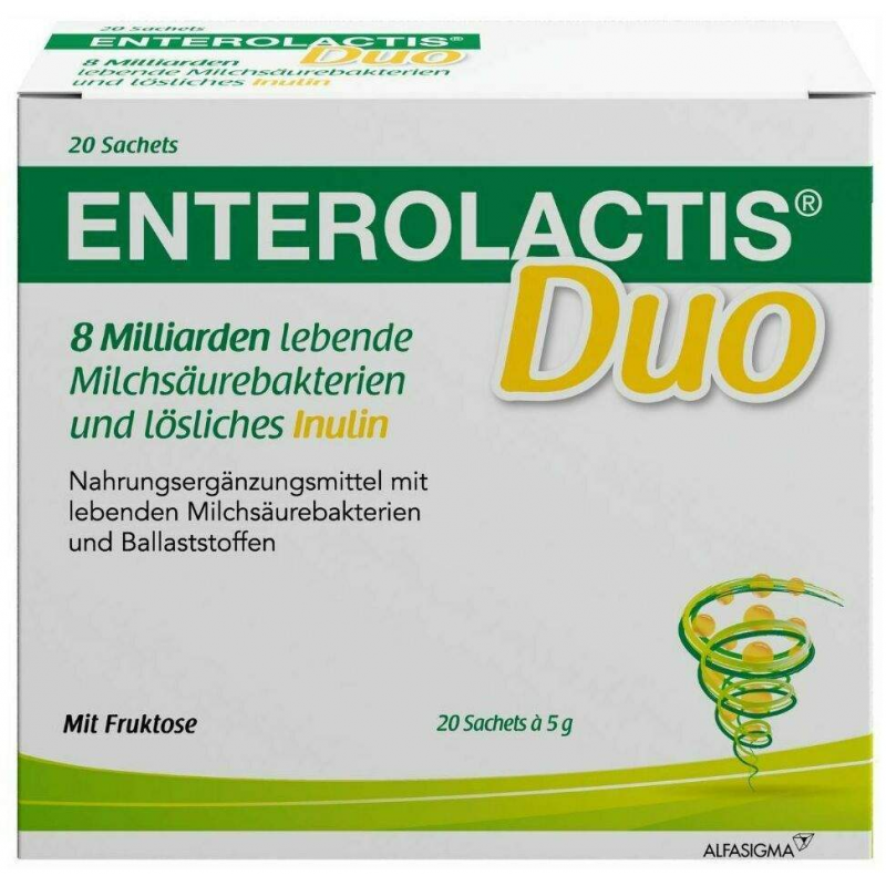 Enterolactis Duo Pulver Sachets 20 X 5 G