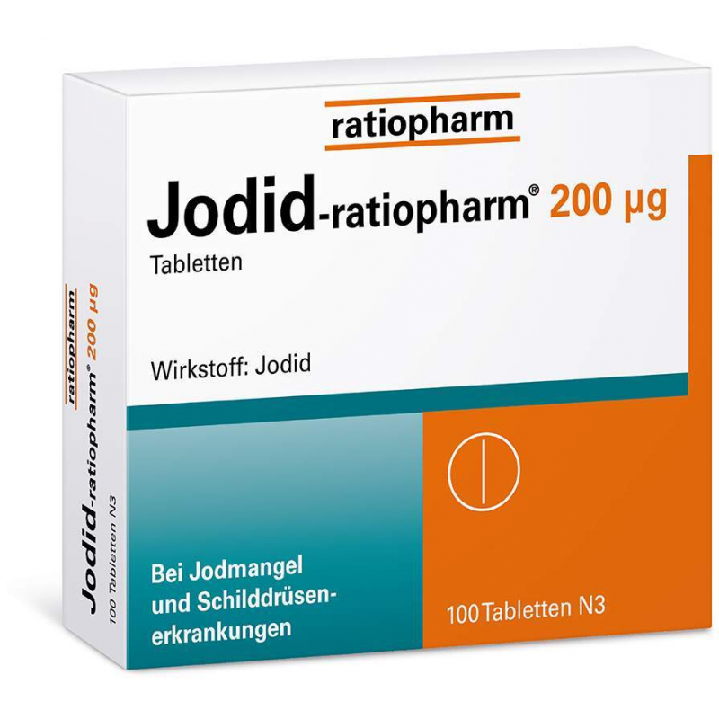 Jodid-Ratiopharm 200 µg 100 Tabletten