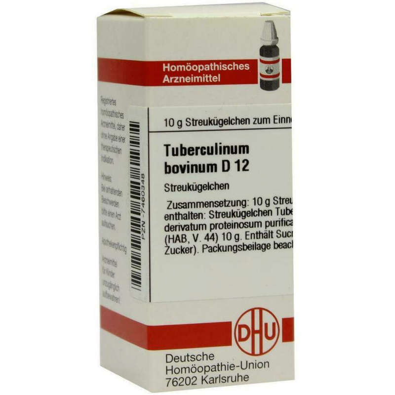 Dhu Tuberculinum Bovinum D12 10 G Globuli
