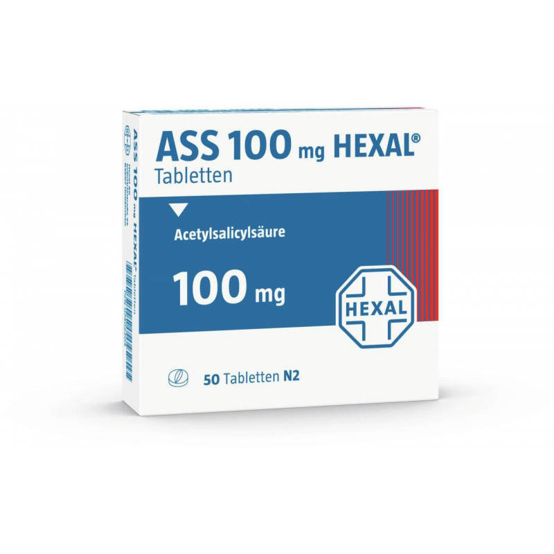 ASS 100 mg Hexal 50 Tabletten