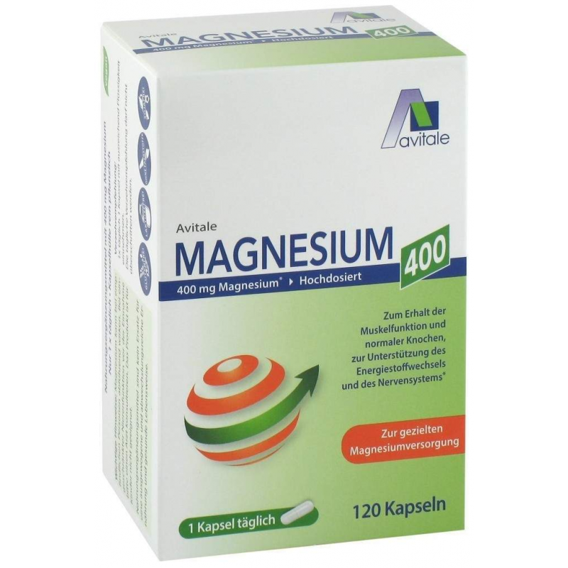 Magnesium 400 mg 120 Kapseln