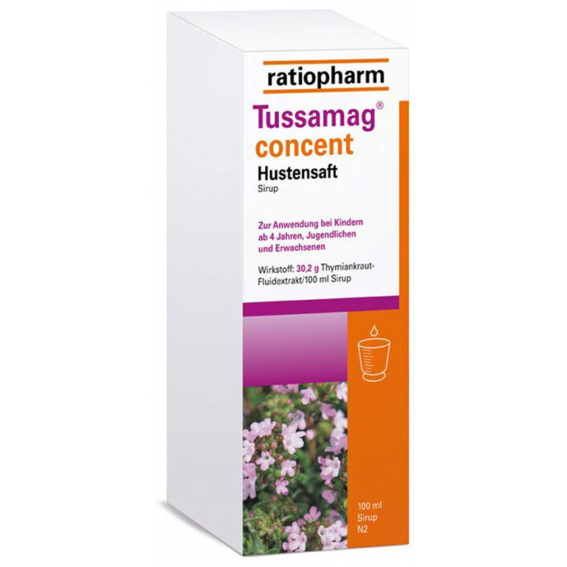 Tussamag ratiopharm concent Hustensaft 100 ml