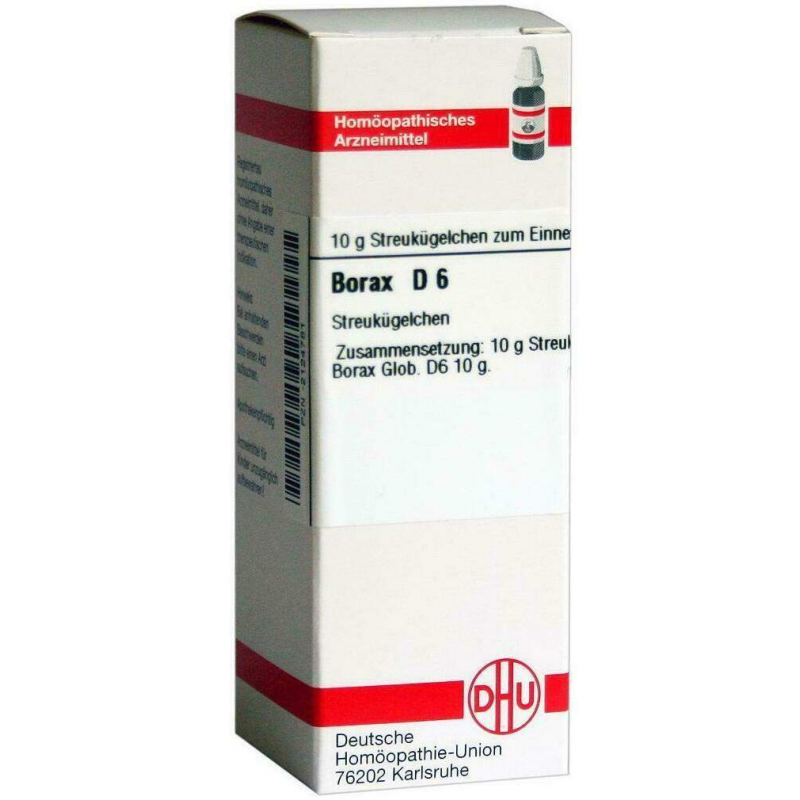 Dhu Borax D6 10 G Globuli