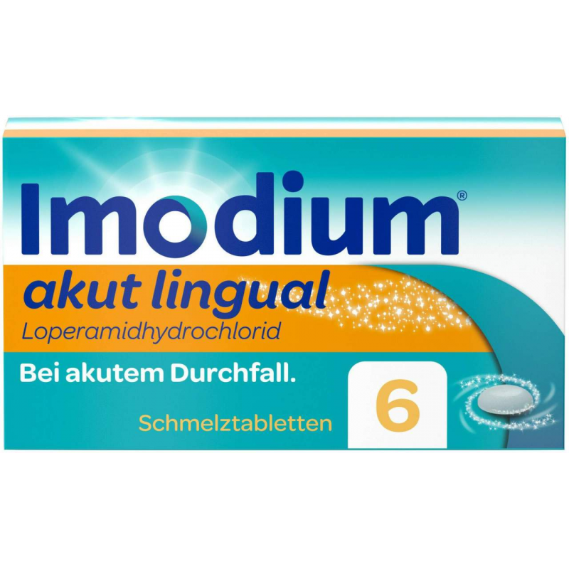 Imodium akut lingual 2 mg 6 Schmelztabletten
