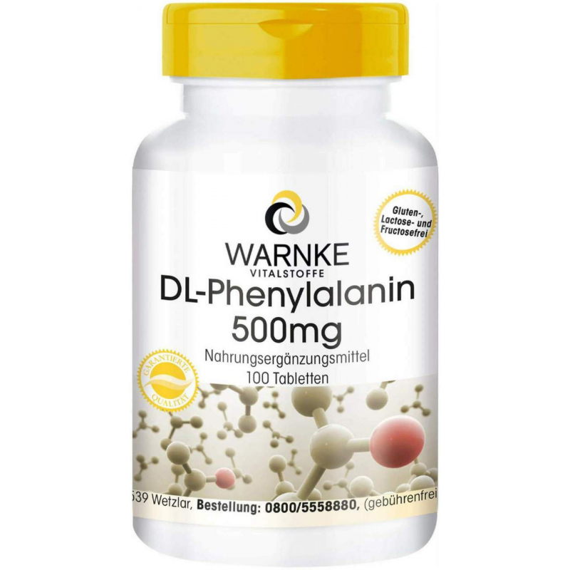 Dl-Phenylalanin 500 mg Tabletten 100 Stück
