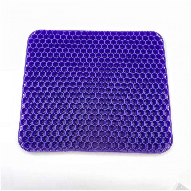 Komfort Gel-Sitzkissen Violett inkl. Bezug