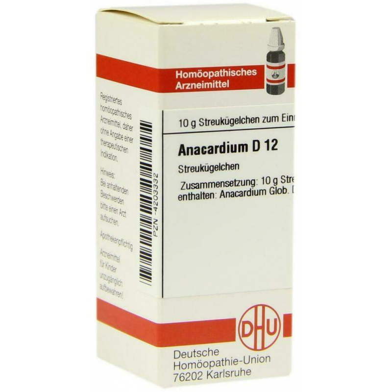 Anacardium D12 Dhu 10 G Globuli