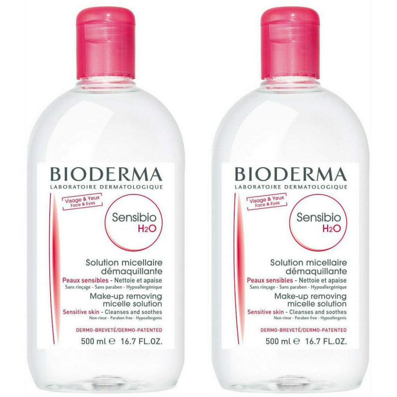Bioderma Sensibio H20 Mizellen Lösung 2 x 500 ml