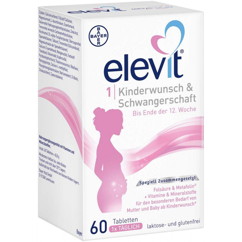 Elevit 1 Kinderwunsch & Schwangerschaft 60 Tabletten