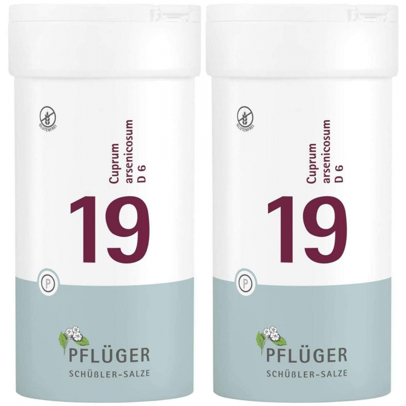 Biochemie Pflüger 19 Cuprum arsenicosum D6 2 x 400 Tabletten