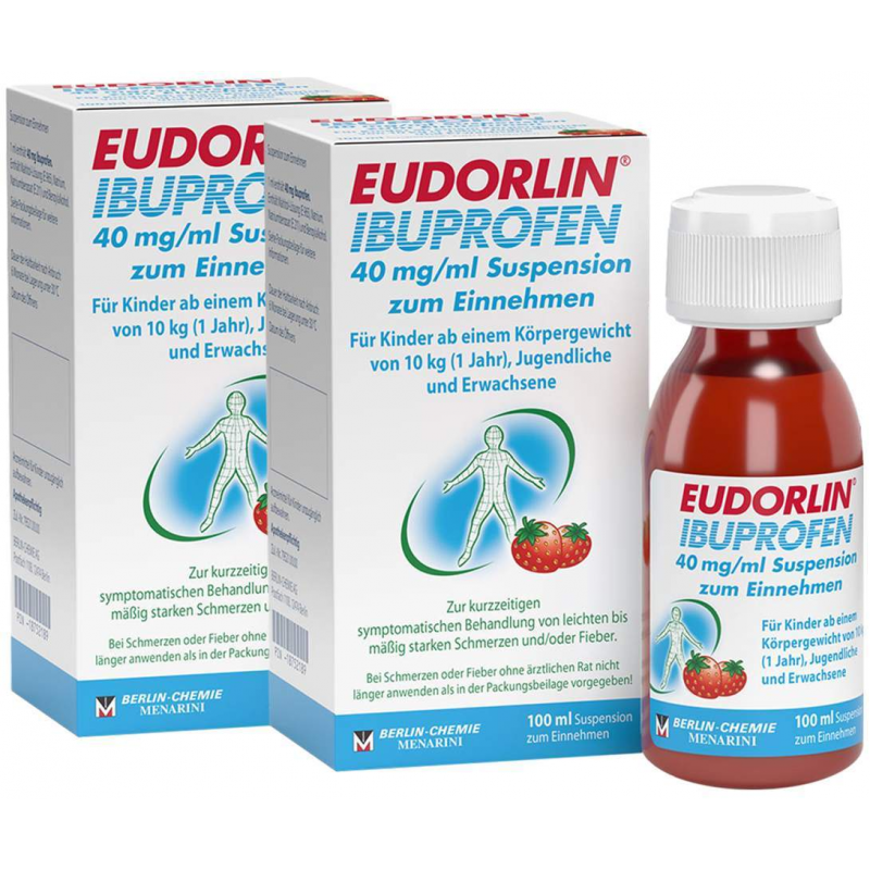 Eudorlin Ibuprofen 40 mg je ml 2 x 100 ml Suspension