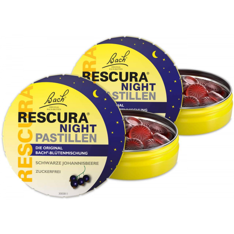 Bach Original Rescura Night 2 x 50 g Pastillen