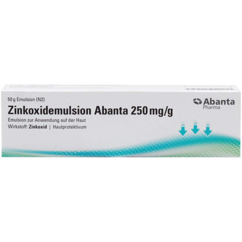 Zinkoxidemulsion Abanta 250 mg-g 50 g