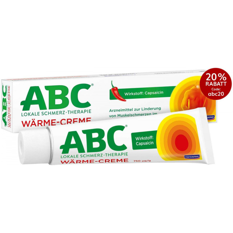Hansaplast med ABC 50 g Wärme-Creme