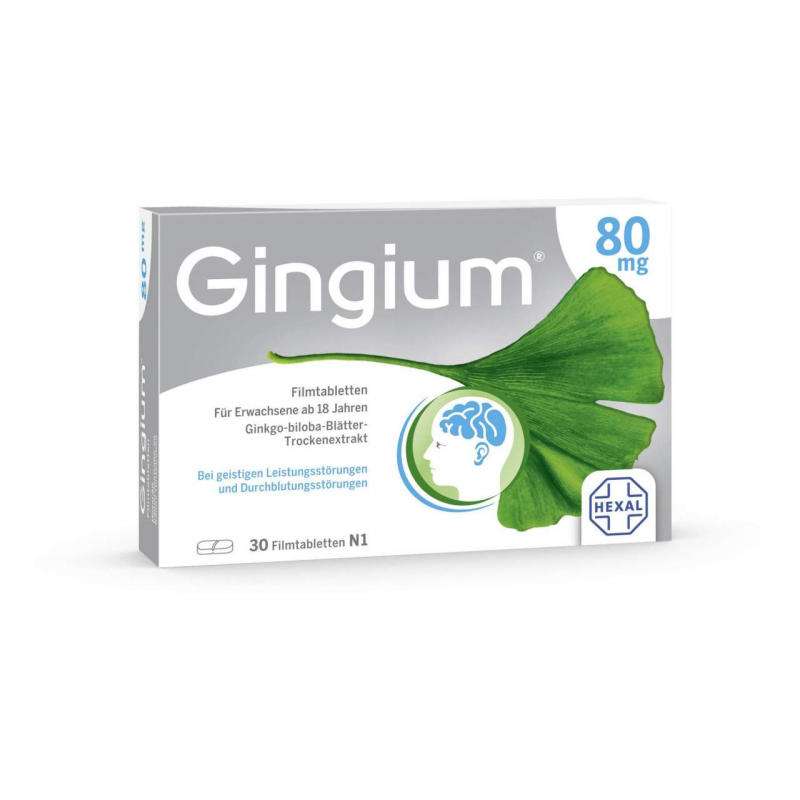 Gingium 80 mg 30 Filmtabletten