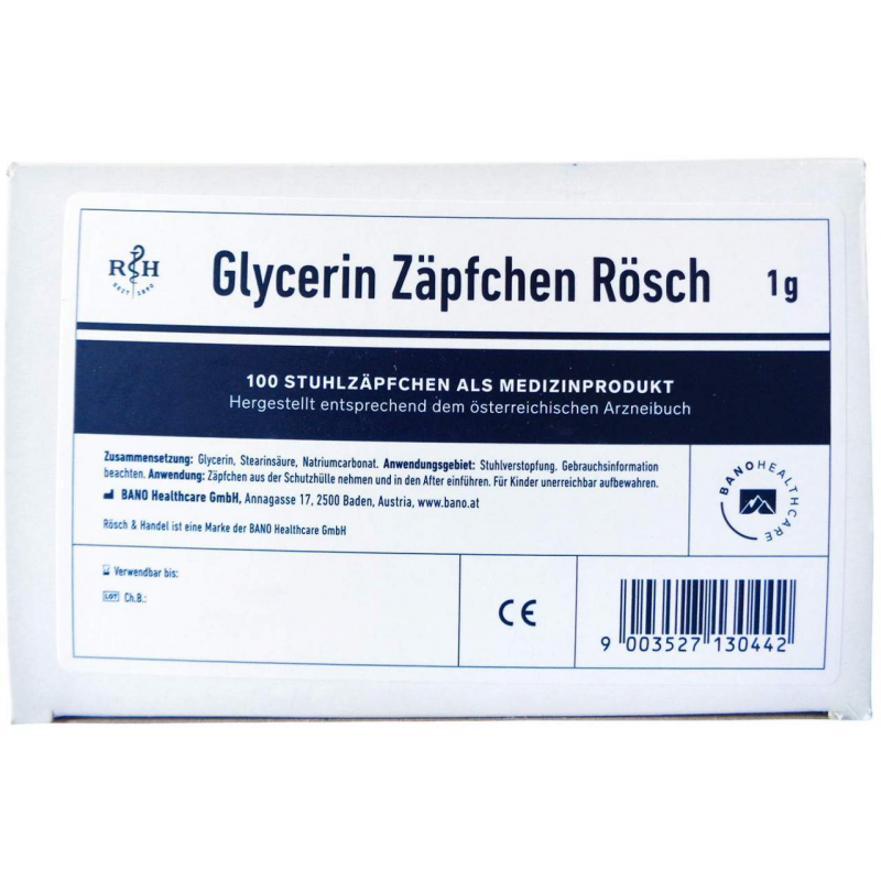 Glycerin Zäpfchen Rösch 1 G Gegen Verstopfun