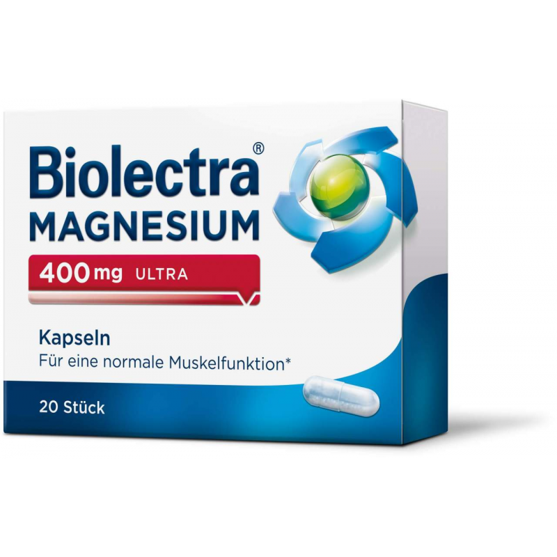Biolectra Magnesium 400 mg ultra 20 Kapseln
