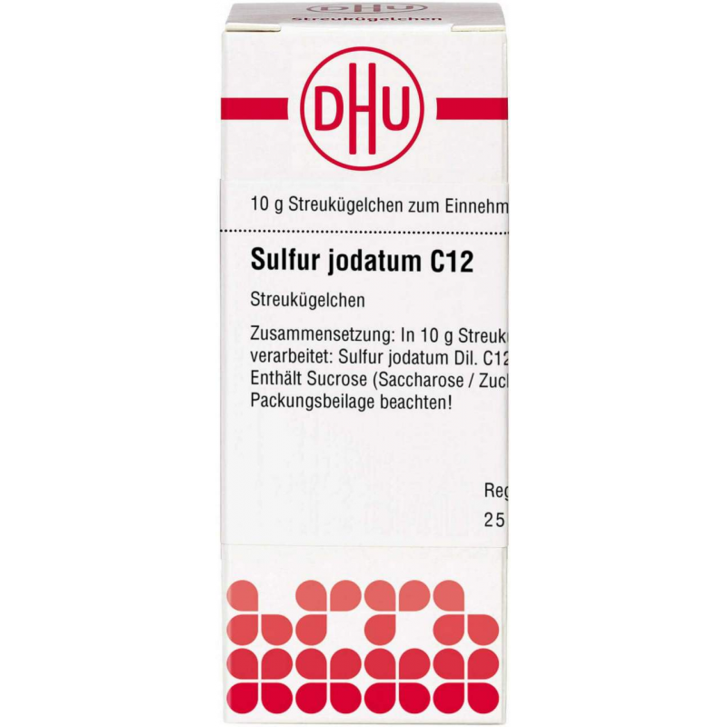 Dhu Sulfur Jodatum C12 10 G Globuli